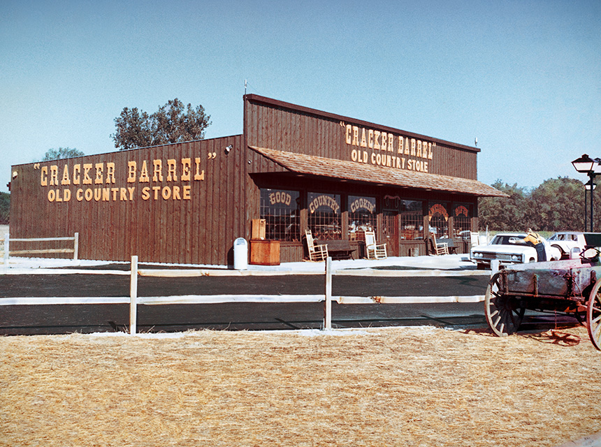 The first Cracker Barrel Store