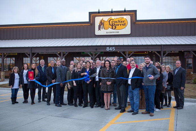Cracker Barrel ribbon cutting in Rockwall, TX